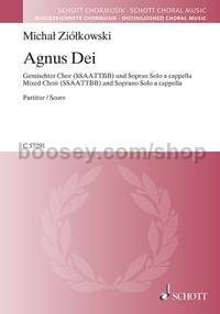Agnus Dei - mixed choir (SSAATTBB) & soprano solo a cappella