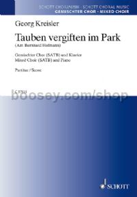 Tauben Vergiften Im Park (SATB & Piano)