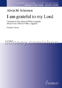 I am grateful to my Lord (SSAATTBB)