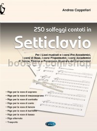 250 solfeggi cantati in setticlavio