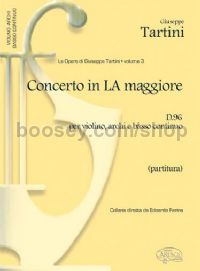Volume 03: Concerto in la Maggiore D 96