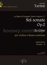6 Sonate Op.II La Cène, N. 1-3