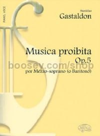Musica Proibita Op.5, per Mezzo-Soprano