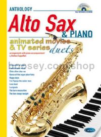 Animated Movies and TV Duets for Alto Sax & Piano
