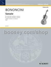 Sonata in A minor - cello & basso continuo (harpsichord, piano)