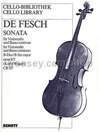 Sonata op. 8 - cello & basso continuo