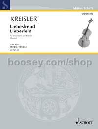 Liebesfreud - Liebesleid - cello & piano