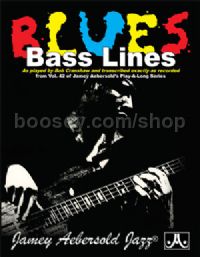 Vol. 42 Blues Bass Lines (Book & CD) (Jamey Aebersold Jazz Play-along)