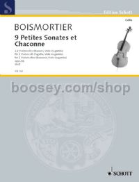 9 Petites Sonates Et Chaconne  2vc/bc