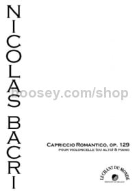 Capriccio romantico, op.129 (Cello & Piano)