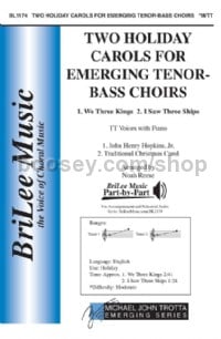 Two Holiday Carols for Emerging Tenor-Bass Choirs
