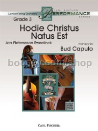 Hodie Christus Natus Est (string orchestra) (Score & Parts)