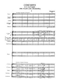Piano Concerto In E Flat (Study Score)