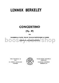 Concertino Op 49 (Recorder, Violin, Harpsichord)
