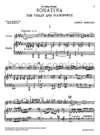 Sonatina For Violin and Piano