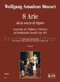 8 Airs from “Le Nozze di Figaro” (Op. 66) for Violin & Guitar (score & parts)