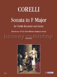 Sonata in F Major for Treble Recorder & Guitar (score & parts)