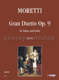 Gran Duetto Op. 9 for Guitar & Violin (score & parts)