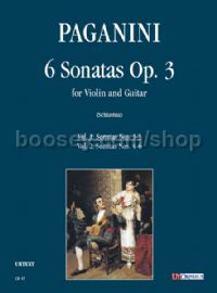 6 Sonatas Op. 3 for Violin & Guitar - Vol. 1: Sonatas Nos. 1-3 (score & parts)