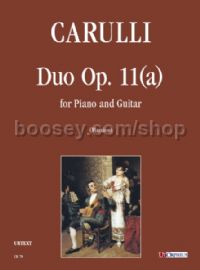 Duo Op. 11(a) for Piano & Guitar (score & parts)