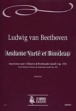 Andante Varié et Rondeau for 2 Guitars (Op. 155) (score & parts)