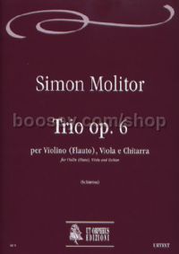 Trio Op. 6 for Violin (Flute), Viola & Guitar (score & parts)