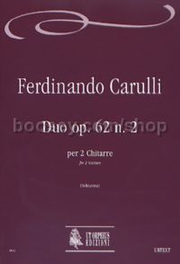 Duo Op. 62 No. 2 for 2 Guitars (score & parts)