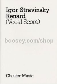 Renard (piano/vocal score)