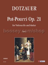 Pot-Pourri Op. 21 for Cello & Guitar (score & parts)