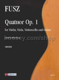 Quatuor Op. 1 for Violin, Viola, Cello & Guitar (score & parts)