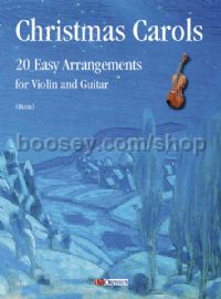 Christmas Carols. 20 Easy Arrangements for Violin & Guitar (score & parts)