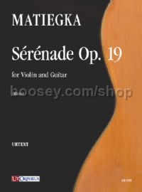 Sérénade Op. 19 for Violin & Guitar (score & parts)
