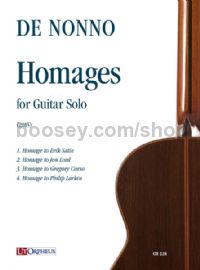 Homages for guitar