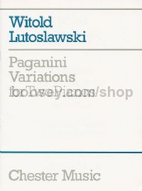 Paganini Variations (arr. 2 pianos)