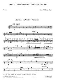 Playstrings Easy 2: Three Tunes From Shakespeare’s England (Parts)