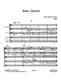 Brass Quintet (Pocket Score)