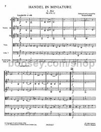 Playstrings Moderately Easy 9: Handel In Miniature (Score)