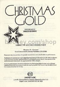 Christmas Gold libretto & recorder part