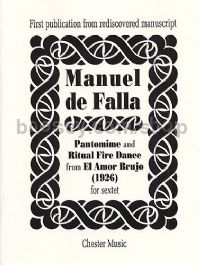 Pantomime & Ritual Fire Dance (from El Amor Brujo) (score)