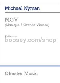 MGV (Musique à Grande Vitesse) (study score)