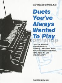 Duets Youve Always Wanted To Play Piano D