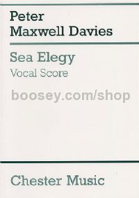 Sea Elegy (Vocal Score)