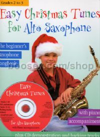 Easy Christmas Tunes Alto Sax (Book & CD)