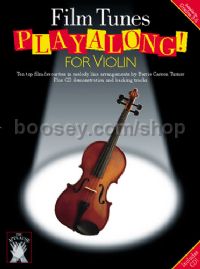 Film Tunes Playalong! for violin (Book & CD)
