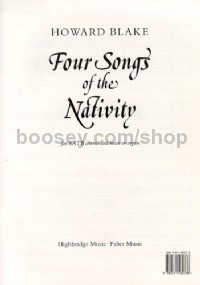 Four Songs Of The Nativity (SATB)