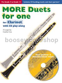 More Duets For One for Clarinet (Book & CD)