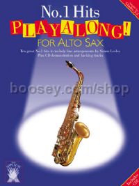 Playalong! No1 Hits for Alto Sax (Book & CD) - Applause