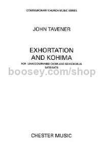 Exhortation and Kohima (SATB)