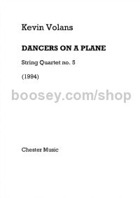Dancers On A Plane: String Quartet No.5 (Score & CD)