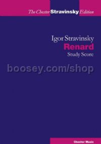 Renard Study Score - The Chester Stravinsky Edition	